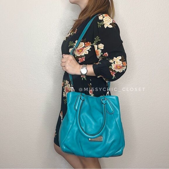 Marc by Marc Jacobs Aqua Blue Hobo/Shoulder Bag - Picture 1 of 13